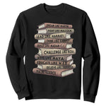 Black History Month African American Leaders Teacher Book Lover Sweatshirt