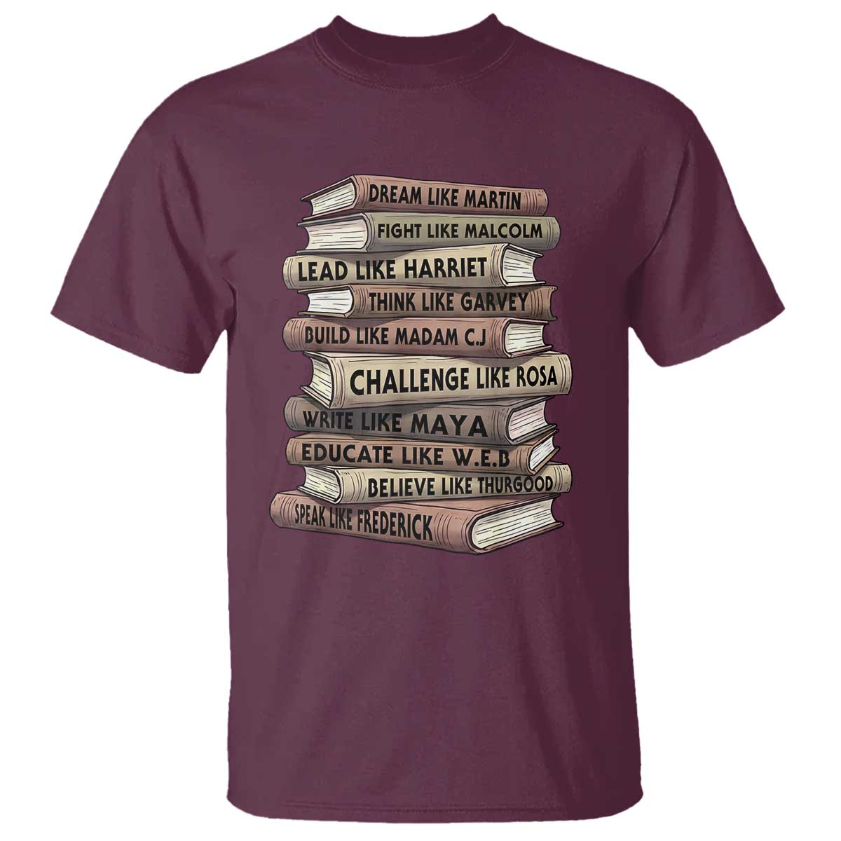 Black History Month African American Leaders Teacher Book Lover T Shirt