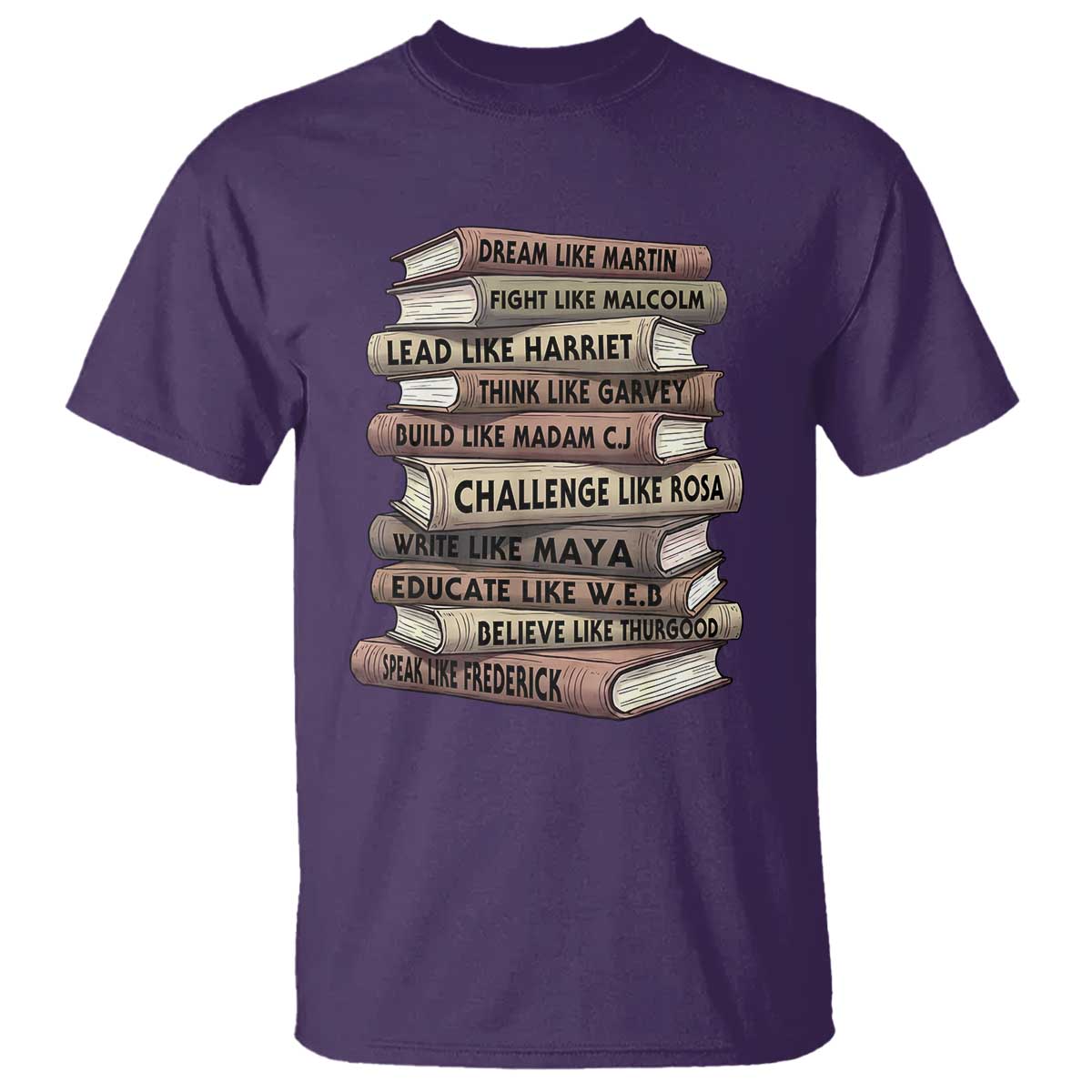 Black History Month African American Leaders Teacher Book Lover T Shirt