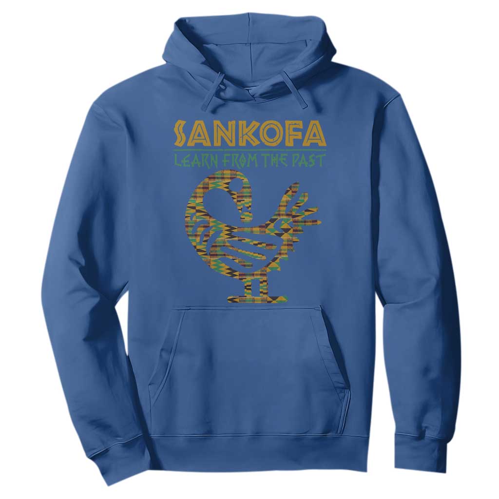Sankofa Learn From The Past Hoodie African Bird Black History Akan Pattern