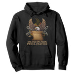 Emancipation Proclamation Hoodie Juneteenth End of Slavery Bald Eagle