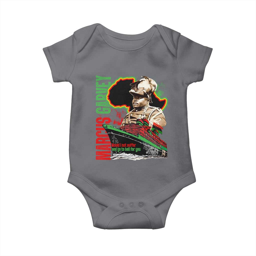 Marcus Garvey Baby Onesie Would I Not Suffer And Go To Hell For You Black History