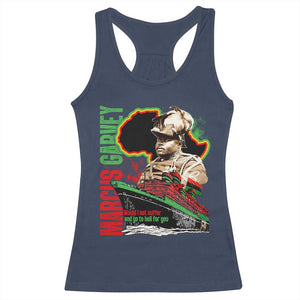 Marcus Garvey Racerback Tank Top Would I Not Suffer And Go To Hell For You Black History