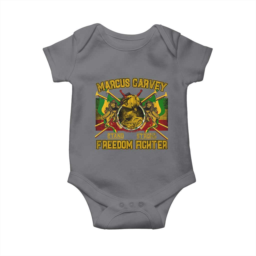 Marcus Garvey Baby Onesie Stand Strong Freedom Fighter Black History