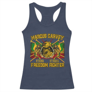 Marcus Garvey Racerback Tank Top Stand Strong Freedom Fighter Black History