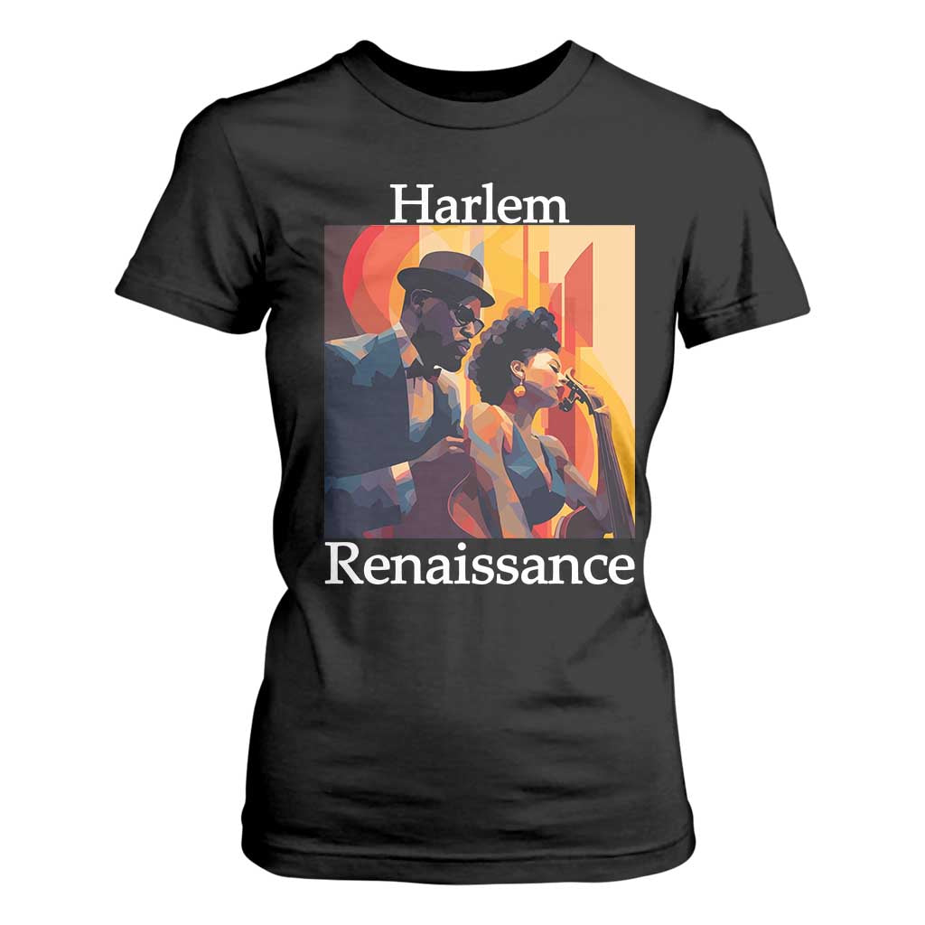 Harlem Renaissance T Shirt For Women Jazz Music 1920s Black History