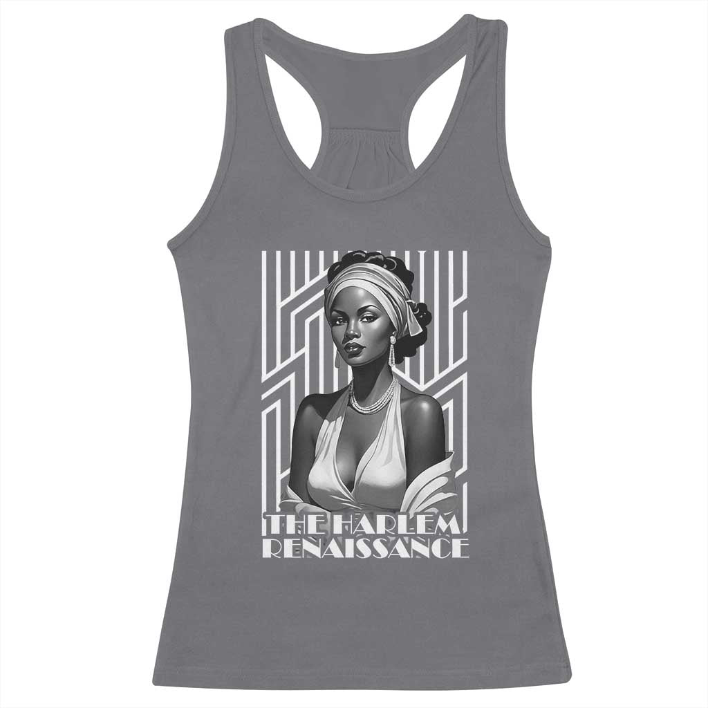The Harlem Renaissance Racerback Tank Top Black Woman Black History Month 1920s