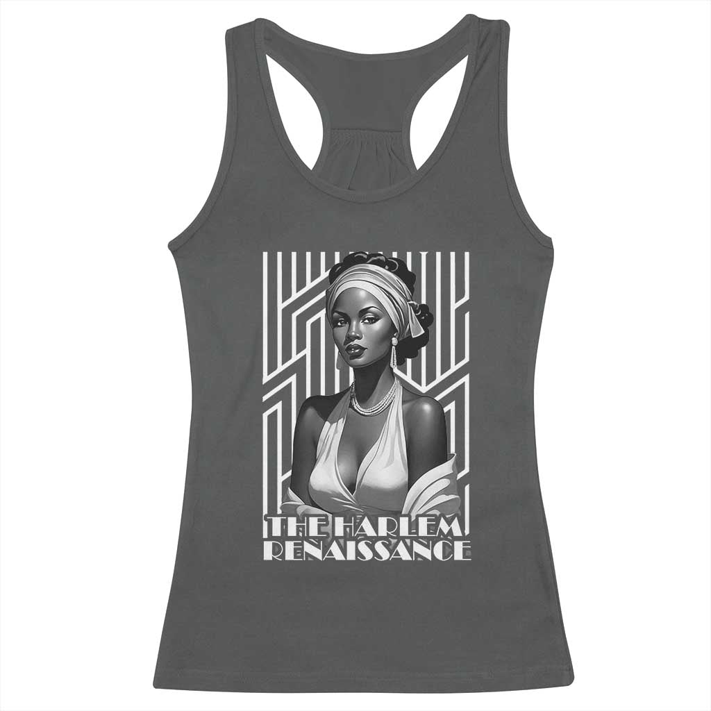 The Harlem Renaissance Racerback Tank Top Black Woman Black History Month 1920s