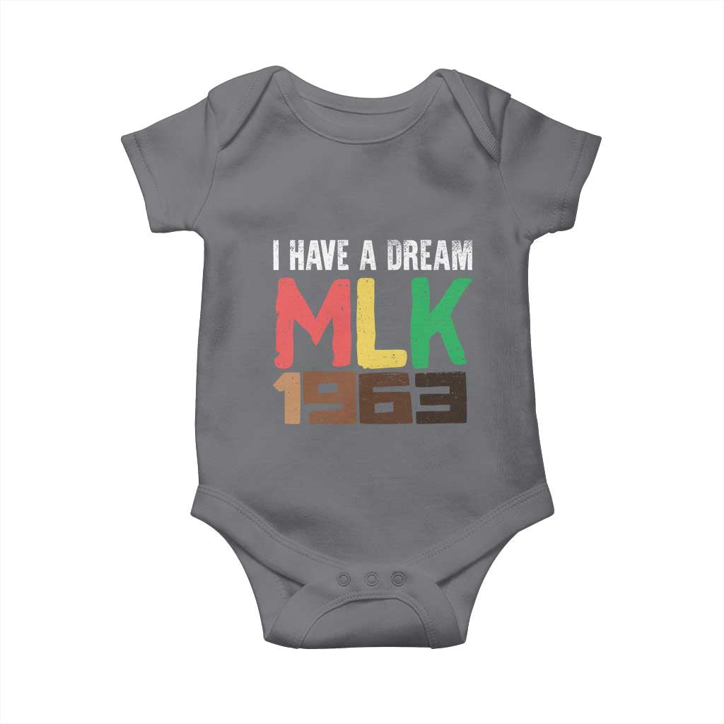 I Have A Dream Martin Luther King Baby Onesie MLK Day 1963 Speech Black History Month