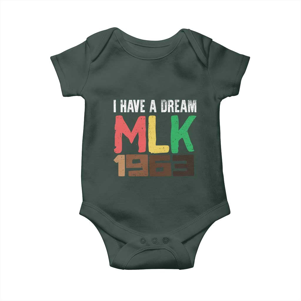 I Have A Dream Martin Luther King Baby Onesie MLK Day 1963 Speech Black History Month