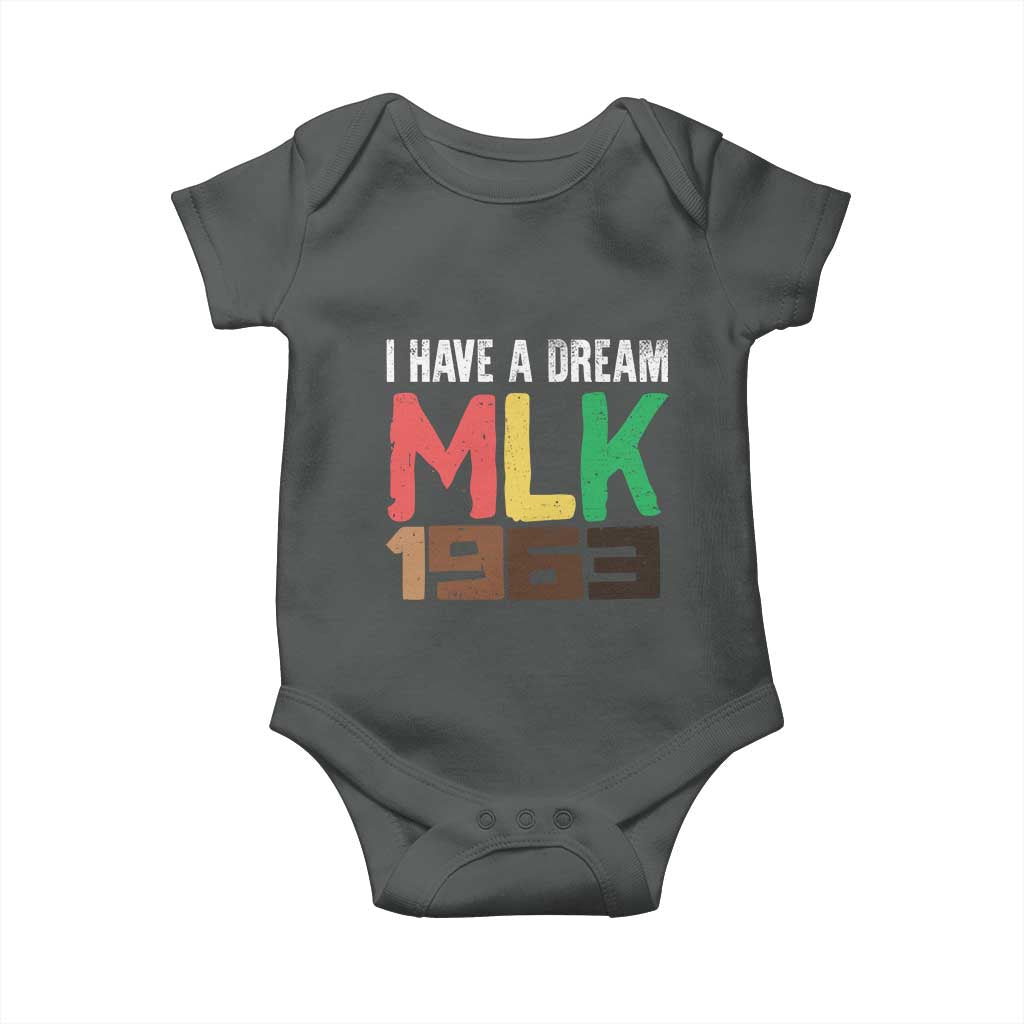 I Have A Dream Martin Luther King Baby Onesie MLK Day 1963 Speech Black History Month