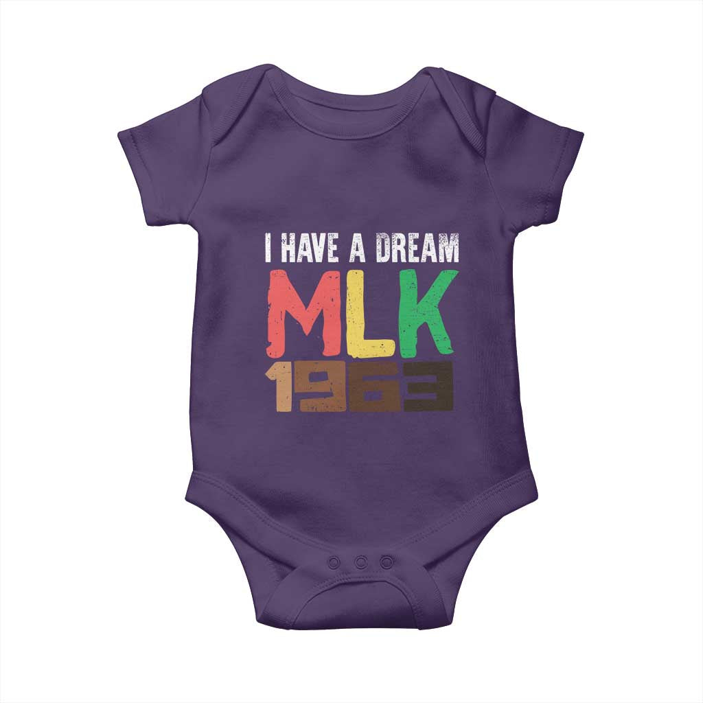 I Have A Dream Martin Luther King Baby Onesie MLK Day 1963 Speech Black History Month