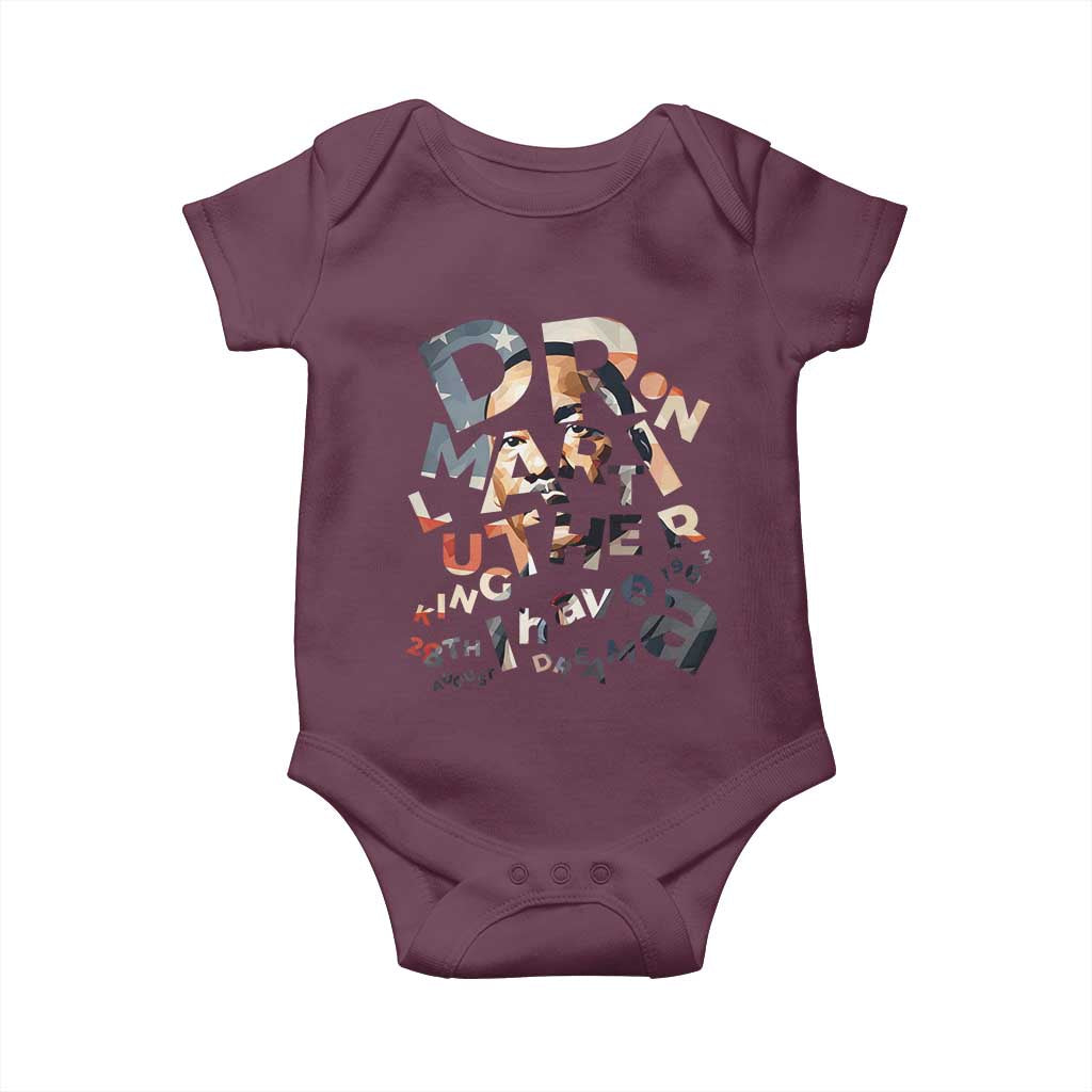 I Have A Dream Martin Luther King Jr Baby Onesie MLK Day 1963 Black History Leader