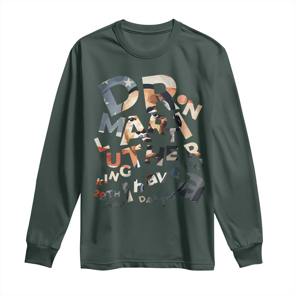 I Have A Dream Martin Luther King Jr Long Sleeve Shirt MLK Day 1963 Black History Leader