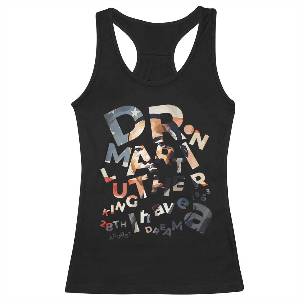 I Have A Dream Martin Luther King Jr Racerback Tank Top MLK Day 1963 Black History Leader