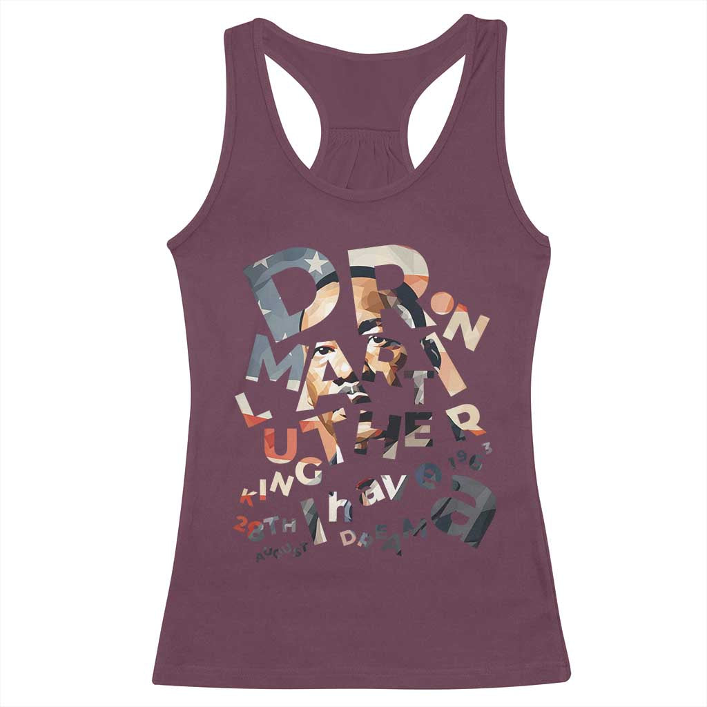 I Have A Dream Martin Luther King Jr Racerback Tank Top MLK Day 1963 Black History Leader