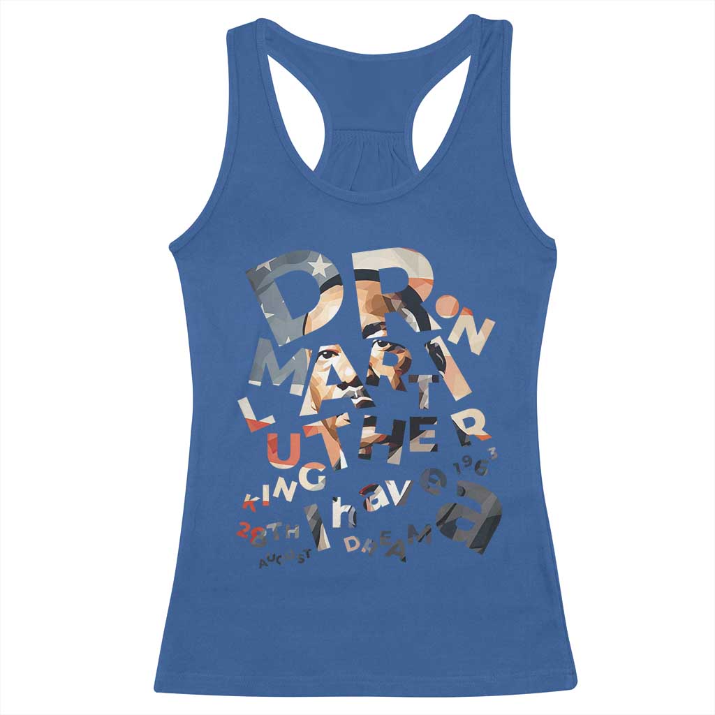 I Have A Dream Martin Luther King Jr Racerback Tank Top MLK Day 1963 Black History Leader
