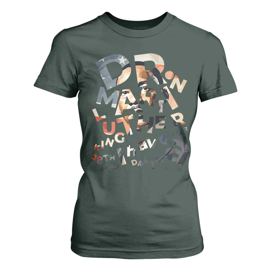 I Have A Dream Martin Luther King Jr T Shirt For Women MLK Day 1963 Black History Leader
