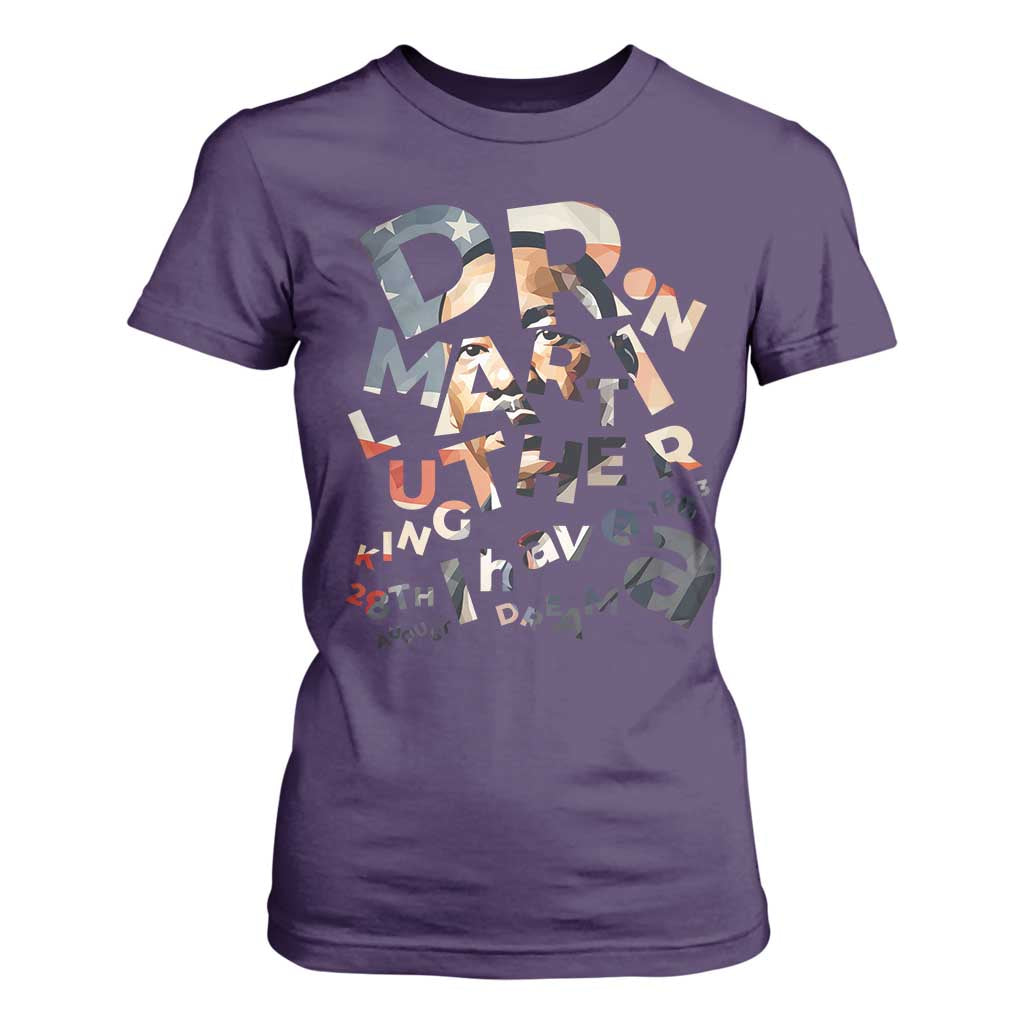 I Have A Dream Martin Luther King Jr T Shirt For Women MLK Day 1963 Black History Leader