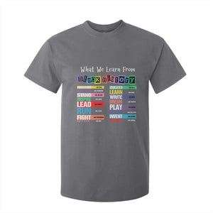 What We Learn From Black History T Shirt For Kid Black Leaders African American Pride