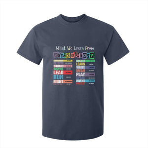 What We Learn From Black History T Shirt For Kid Black Leaders African American Pride