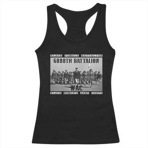 6888th Battalion Racerback Tank Top Black Female Battalion WAC Women's Army Corps Black History