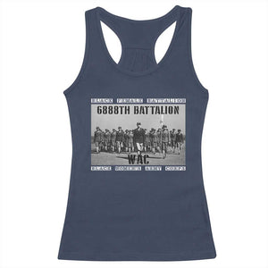 6888th Battalion Racerback Tank Top Black Female Battalion WAC Women's Army Corps Black History