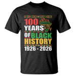100 Years Of Black History 1926 2026 Centennial T Shirt Africa Map