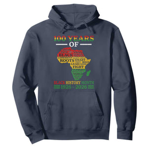 100 Years Of Black History Month Hoodie Centennial Of Black Culture