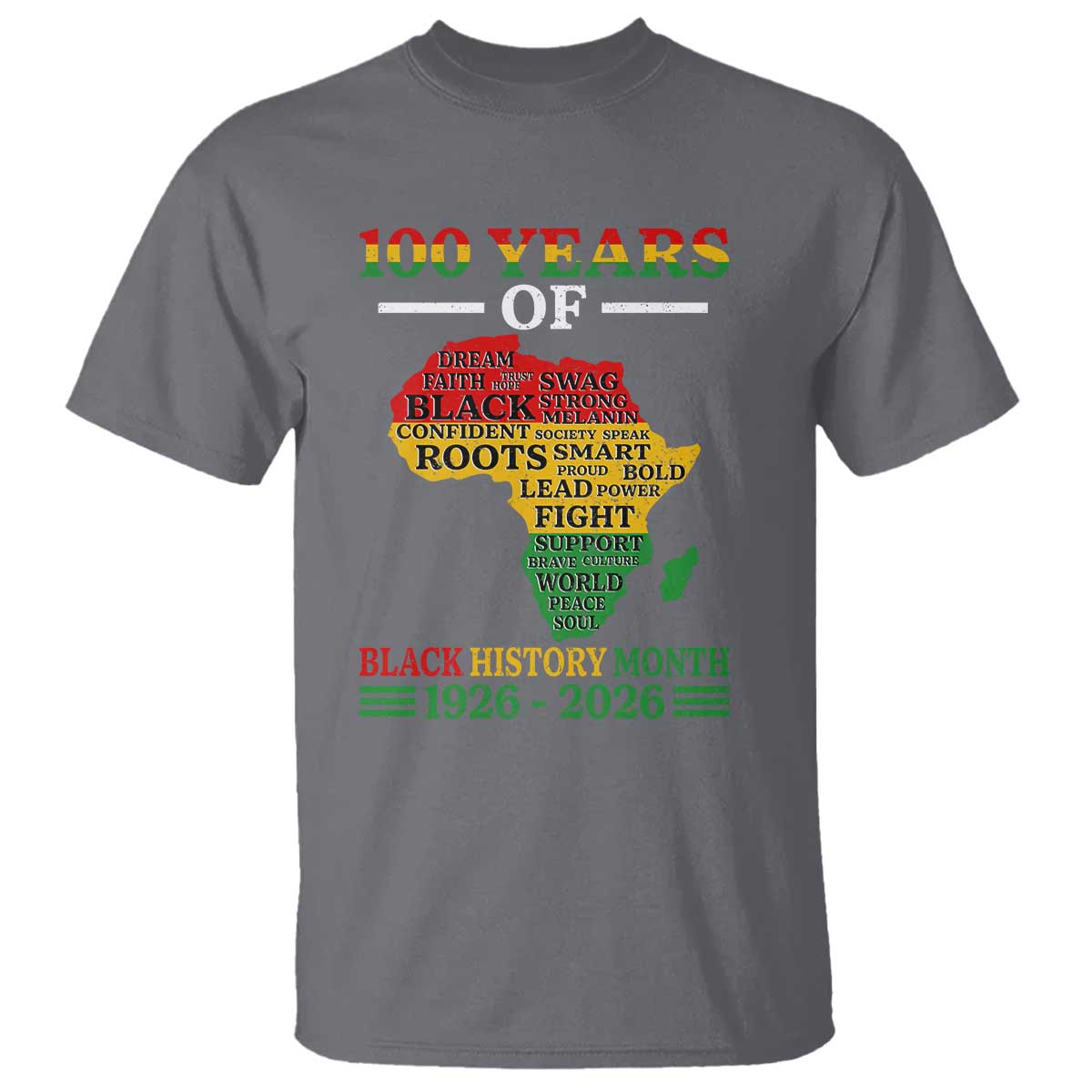 100 Years Of Black History Month T Shirt Centennial Of Black Culture