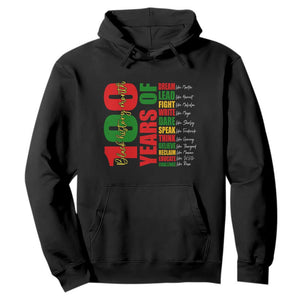 100 Years Of Black History Hoodie African American Historical Figures African American Teacher
