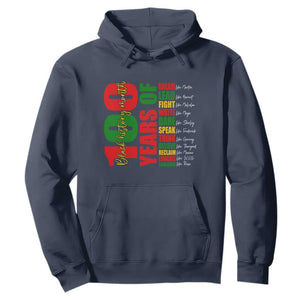 100 Years Of Black History Hoodie African American Historical Figures African American Teacher
