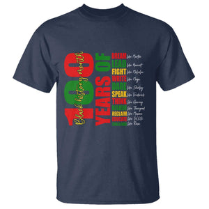 100 Years Of Black History T Shirt African American Historical Figures African American Teacher