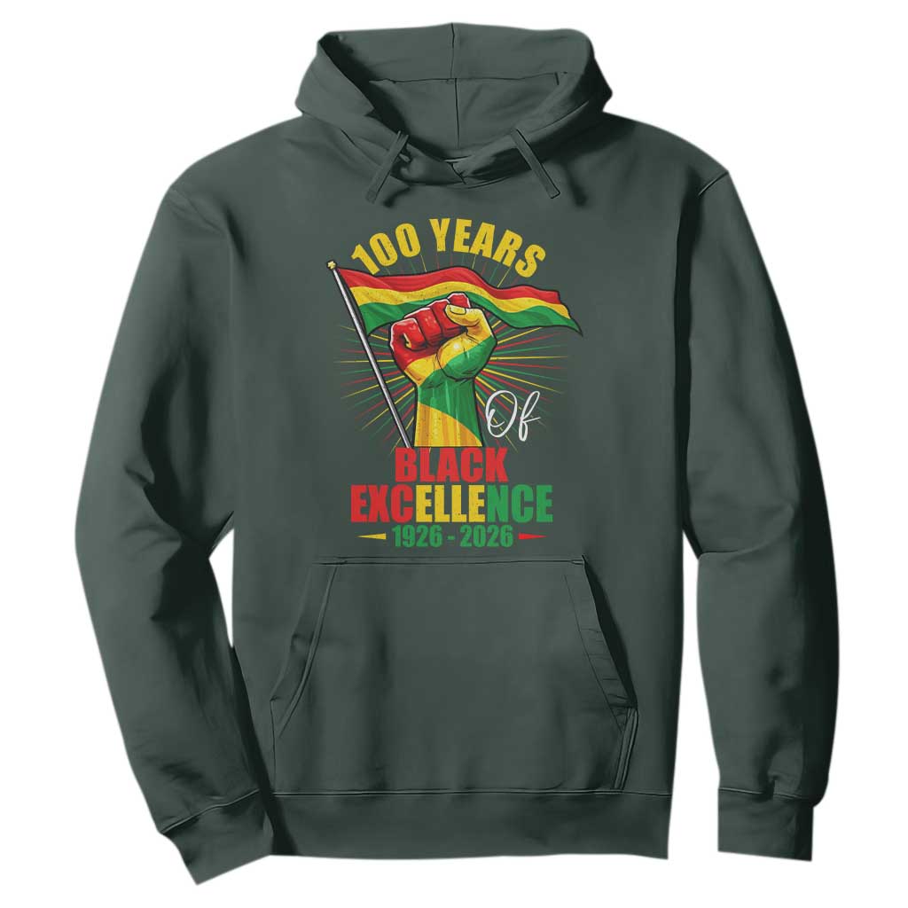 100 Years Of Black Excellence Hoodie Centennial Black History Month