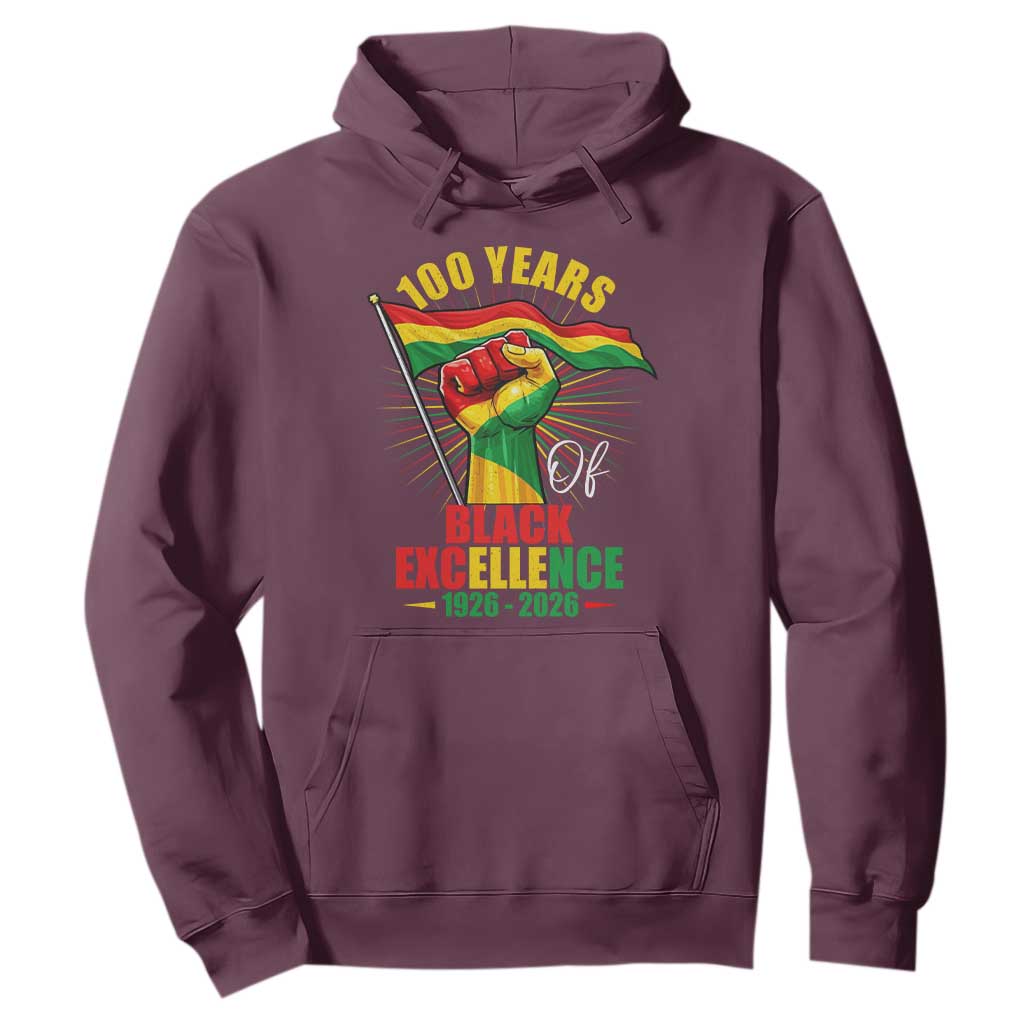 100 Years Of Black Excellence Hoodie Centennial Black History Month