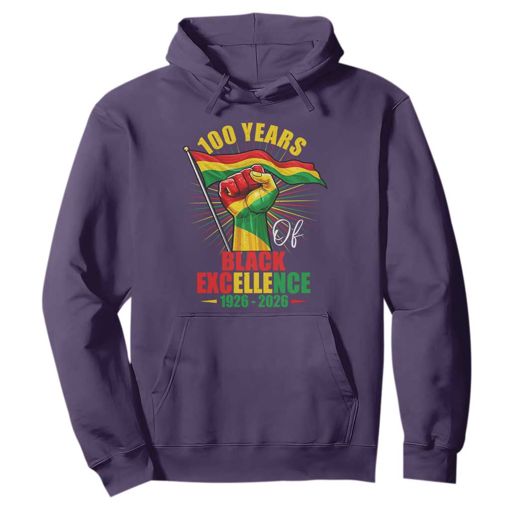 100 Years Of Black Excellence Hoodie Centennial Black History Month
