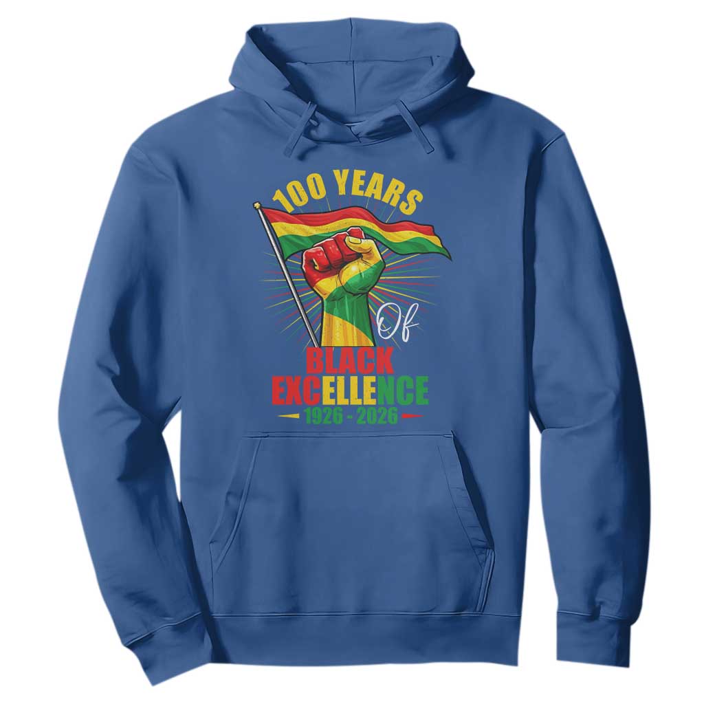100 Years Of Black Excellence Hoodie Centennial Black History Month