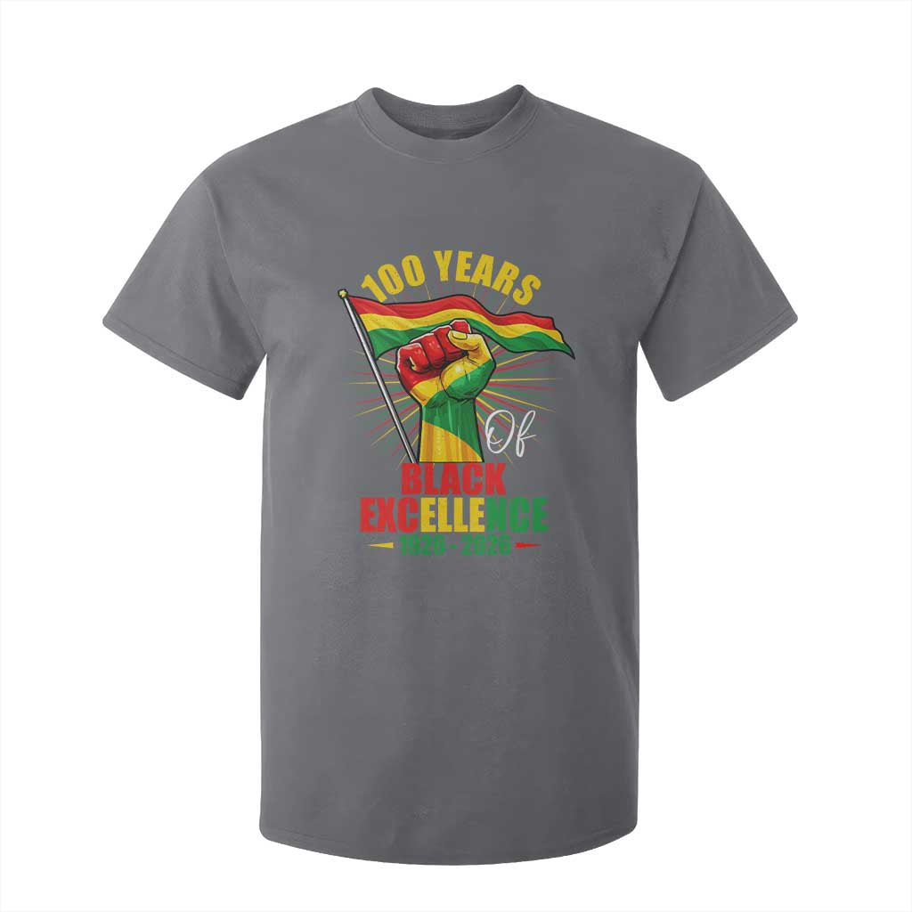 100 Years Of Black Excellence T Shirt For Kid Centennial Black History Month