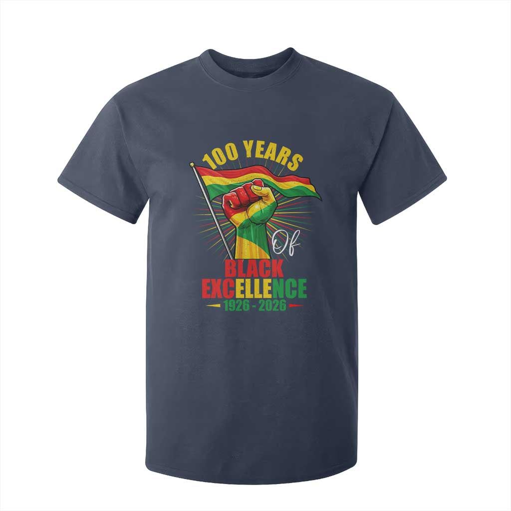 100 Years Of Black Excellence T Shirt For Kid Centennial Black History Month