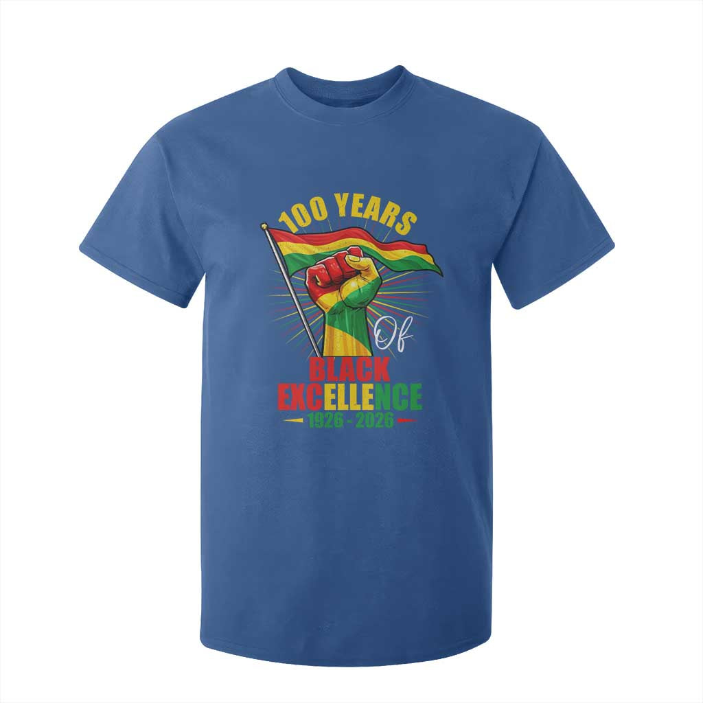 100 Years Of Black Excellence T Shirt For Kid Centennial Black History Month