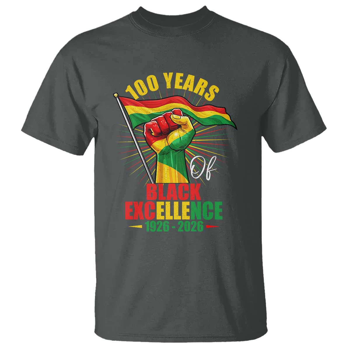 100 Years Of Black Excellence T Shirt Centennial Black History Month