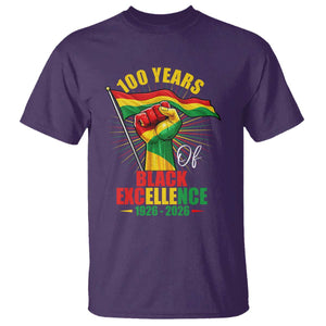 100 Years Of Black Excellence T Shirt Centennial Black History Month