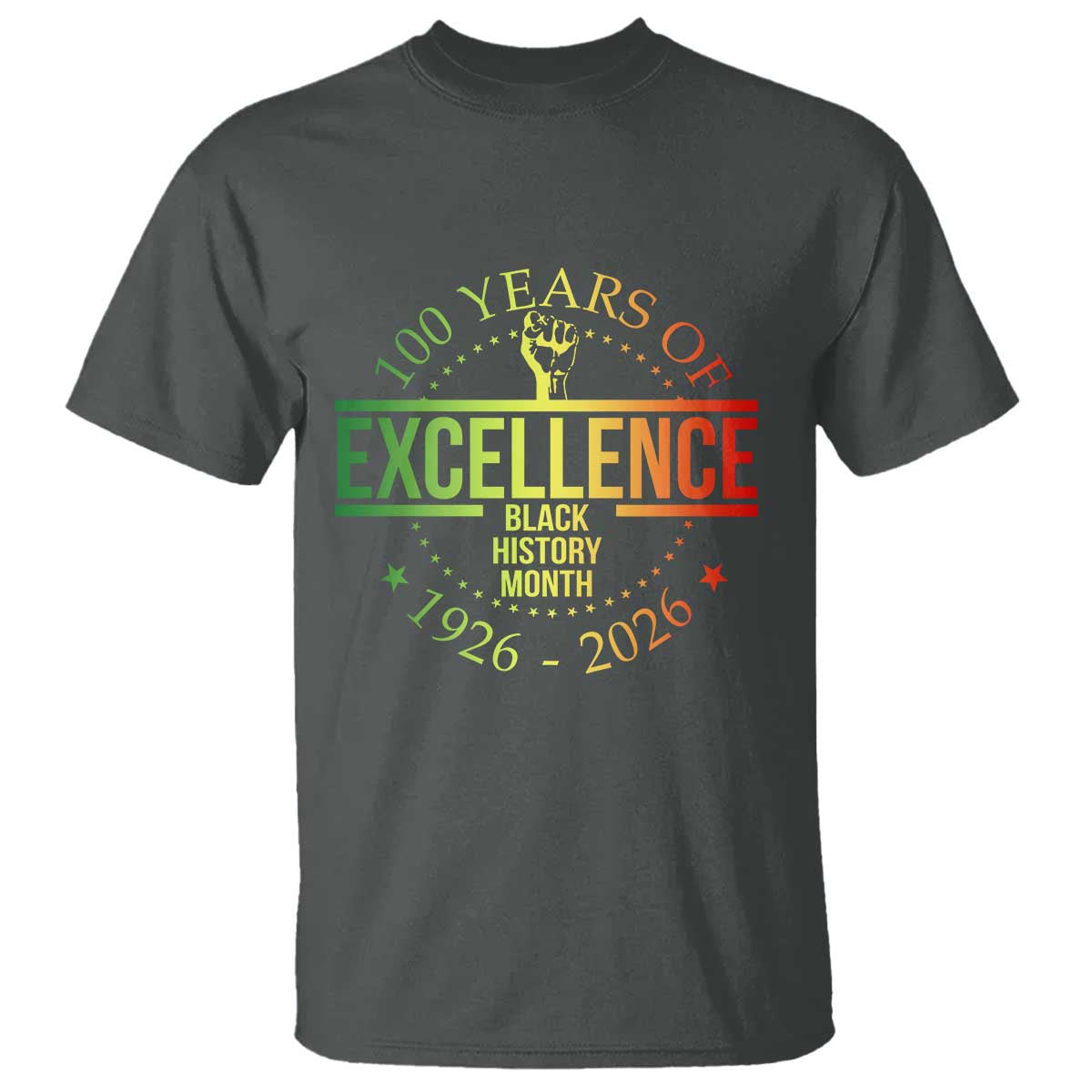 100 Years Of Excellence Black History Month 1926 2026 T Shirt