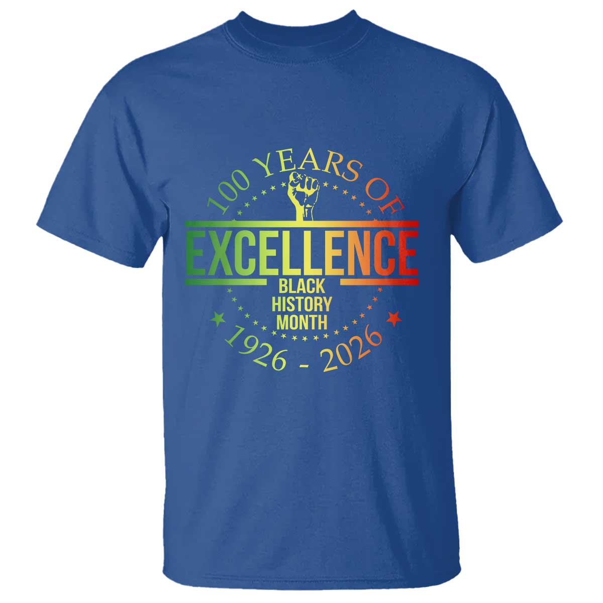 100 Years Of Excellence Black History Month 1926 2026 T Shirt
