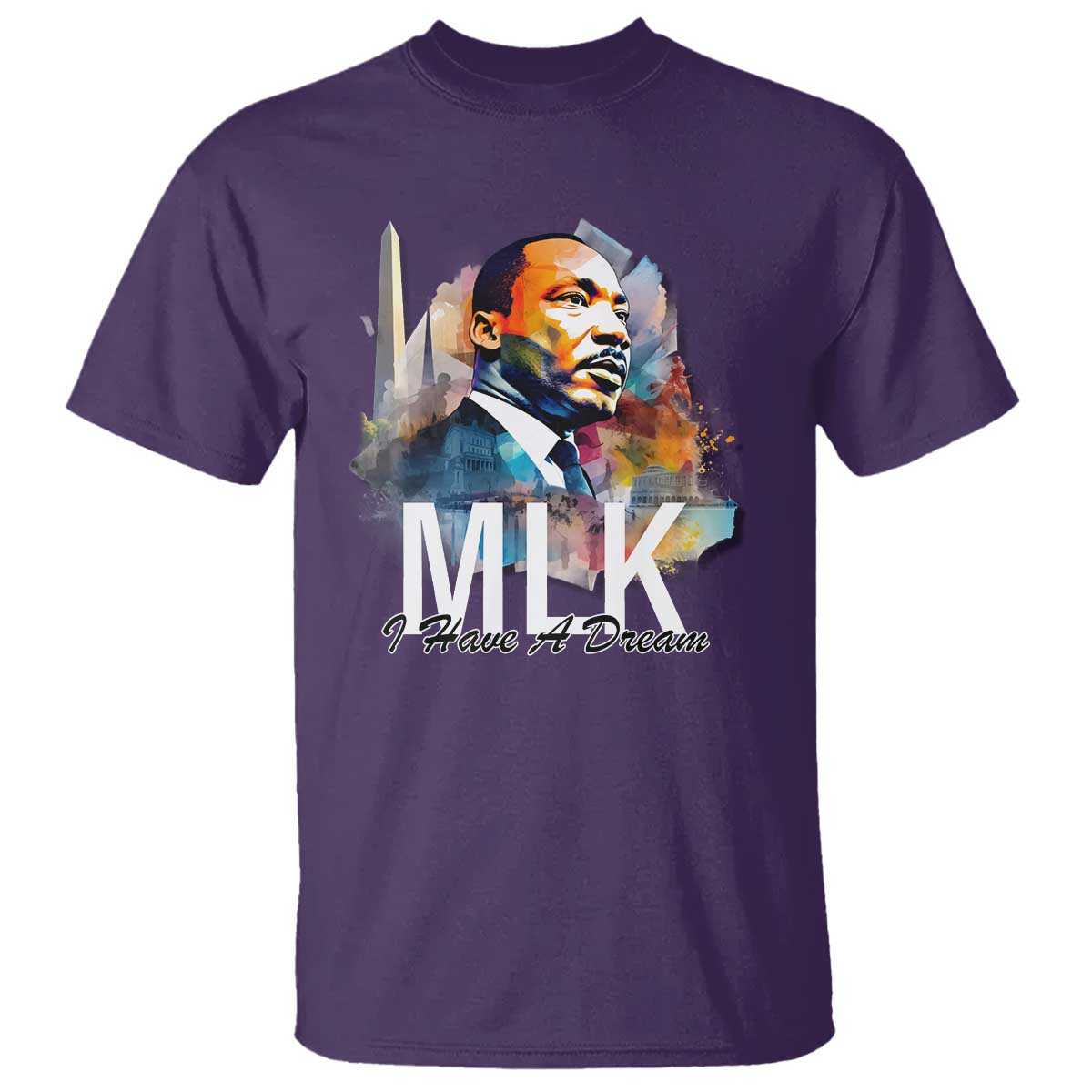MLK Quote I Have A Dream T Shirt Martin Luther King Portrait Black History Month
