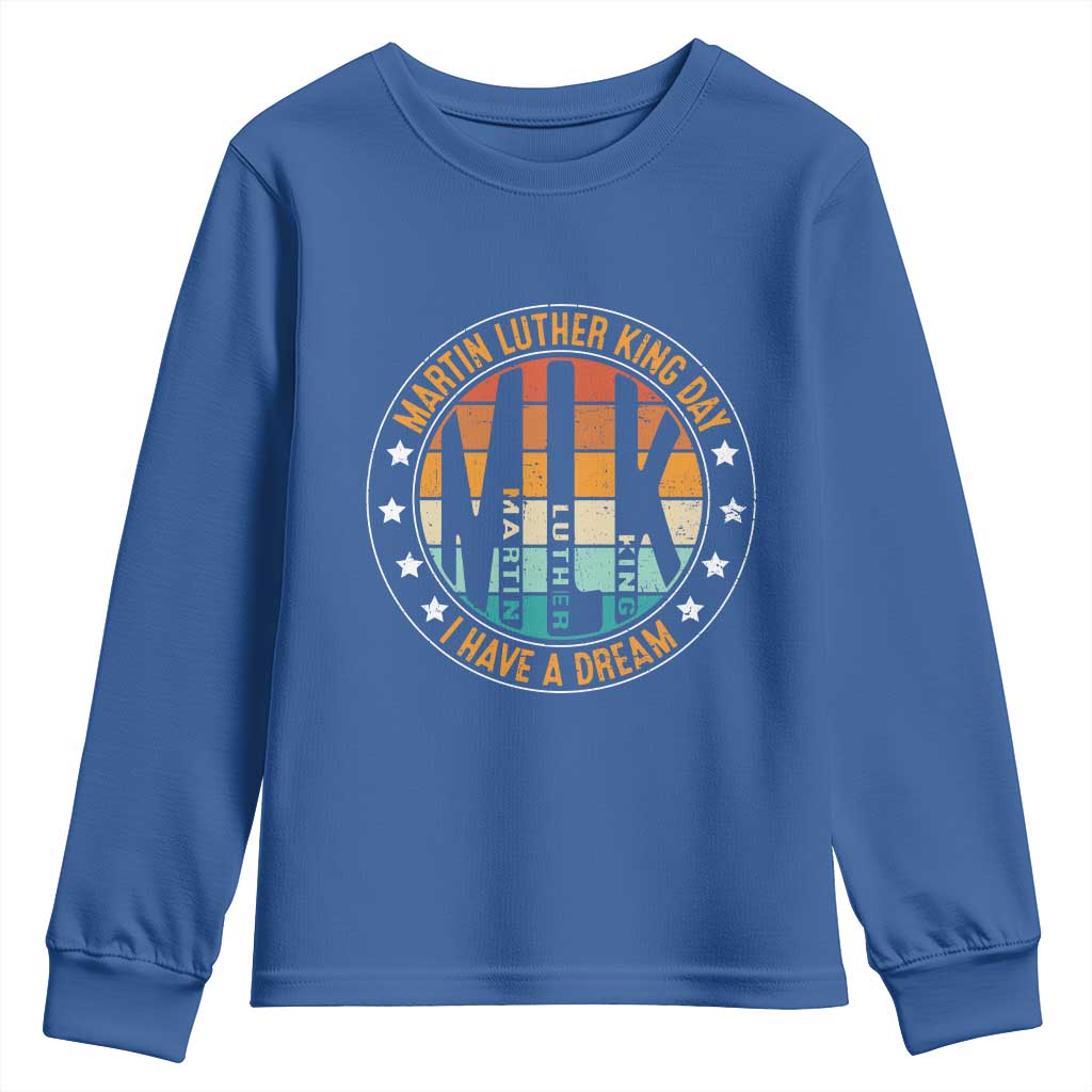 Martin Luther King Jr I Have A Dream Youth Sweatshirt Retro MLK Day