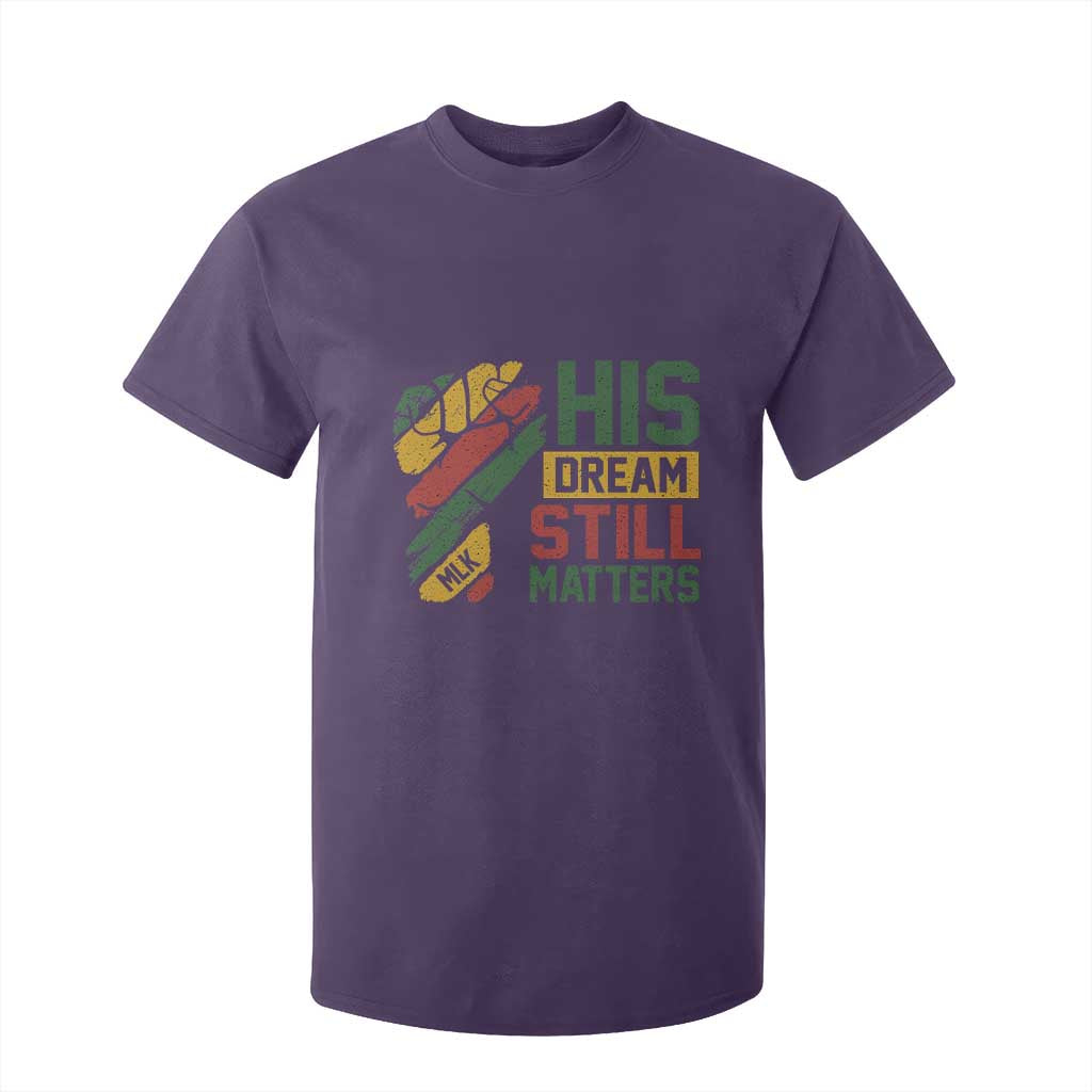 Martin Luther King Jr T Shirt For Kid His Dream Still Matters MLK Day Hand Fist