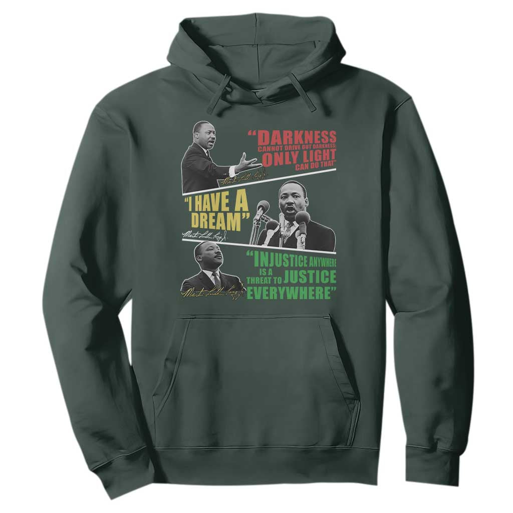Martin Luther King Jr MLK Quotes Black History Leaders Hoodie