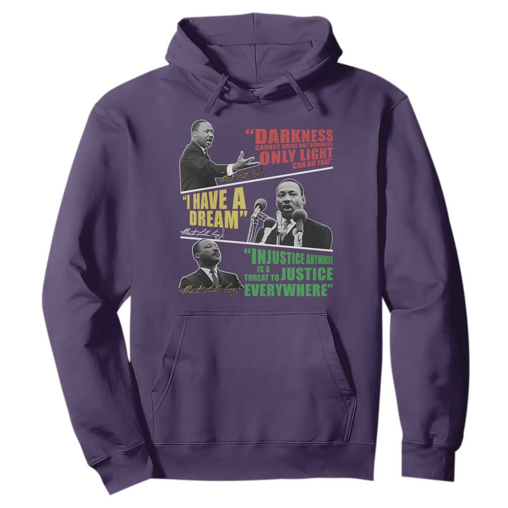 Martin Luther King Jr MLK Quotes Black History Leaders Hoodie