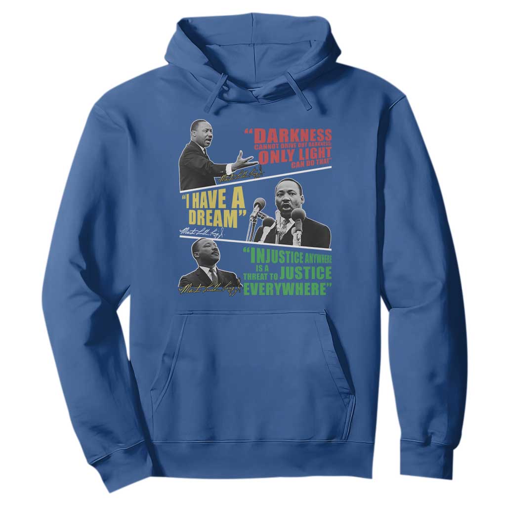 Martin Luther King Jr MLK Quotes Black History Leaders Hoodie